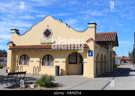 Petaluma Depot, Petaluma, Kalifornien Stockfoto