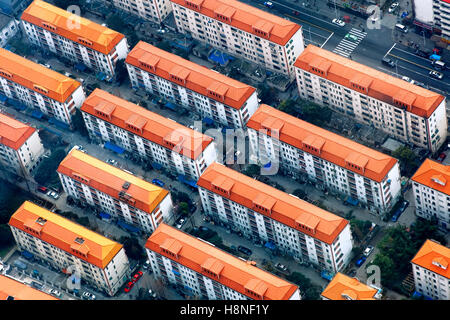Überblick über Pudong in Shanghai Stockfoto