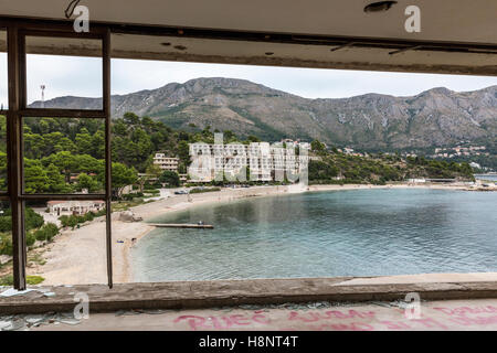 Szenen von Kupari Bay Stockfoto