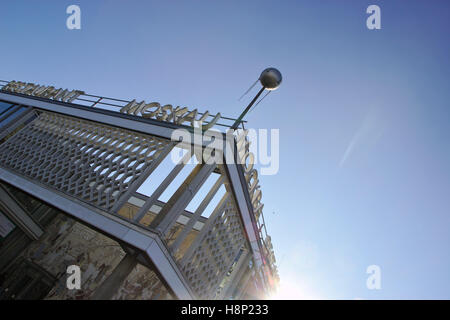 Cafe Moskau, Restaurant Moskau, Karl-Marx-Allee, Berlin Stockfoto