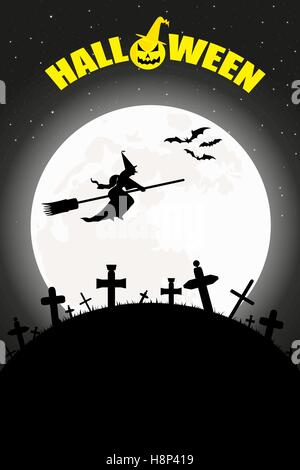 Halloween-Tag-Vektor-Hintergrund Stock Vektor