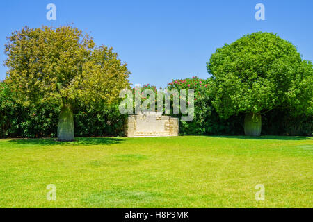 HAIFA, ISRAEL - 21. Juli 2015: Ein Denkmal für das britische Empire (Muslime aus Indien) gefallenen Soldaten im ersten Weltkrieg, in downt Stockfoto