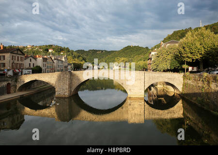 Villefranche-de-Rouergue (Südfrankreich), August 2014 Stockfoto