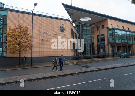 Bristol Magistrates Court, Marlborough St, Bristol BS1 3NU, UK Stockfoto