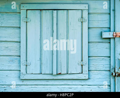 Handgemachte kleine Haus Fenster Stockfoto