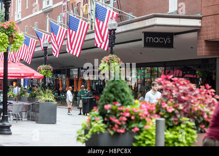 Boston Massachusetts USA Macy store Stockfoto