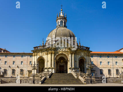 Schrein und Basilika von Loyola, zwischen den Städten des Azpeitia und Azcoitia, Spanien. Stockfoto