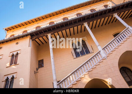 Dogenpalast Borgia in Gandia, Costa Blanca, Provinz Valencia, Spanien Stockfoto