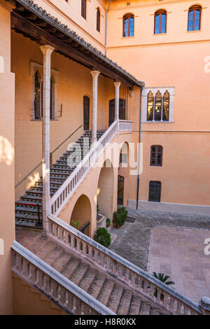 Dogenpalast Borgia in Gandia, Costa Blanca, Provinz Valencia, Spanien Stockfoto