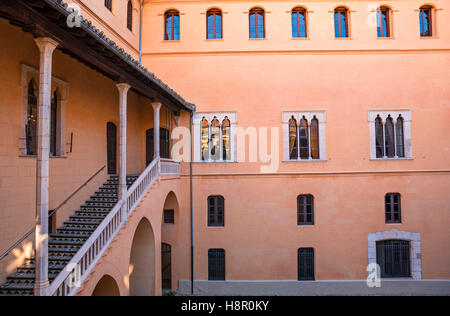 Dogenpalast Borgia in Gandia, Costa Blanca, Provinz Valencia, Spanien Stockfoto