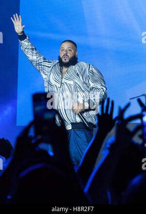 Hollywood, Kalifornien, USA. 14. November 2016. DJ Khaled führt bei Ford Enthüllung der neuen EcoSport SUV Credit: The Foto Zugang/Alamy Live News Stockfoto