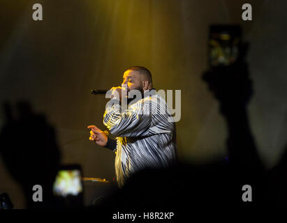 Hollywood, Kalifornien, USA. 14. November 2016. DJ Khaled führt bei Ford Enthüllung der neuen EcoSport SUV Credit: The Foto Zugang/Alamy Live News Stockfoto