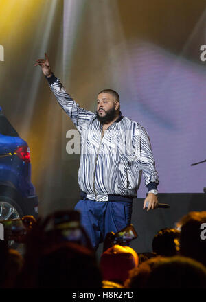 Hollywood, Kalifornien, USA. 14. November 2016. DJ Khaled führt bei Ford Enthüllung der neuen EcoSport SUV Credit: The Foto Zugang/Alamy Live News Stockfoto