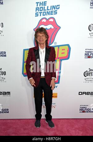 New York, USA. 15. November 2016. Mick Jagger im Ankunftsbereich für Exhibitionismus - The Rolling Stones Opening Night, Industria, West Village, New York, NY 15. November 2016. Bildnachweis: Derek Sturm/Everett Collection/Alamy Live-Nachrichten Stockfoto