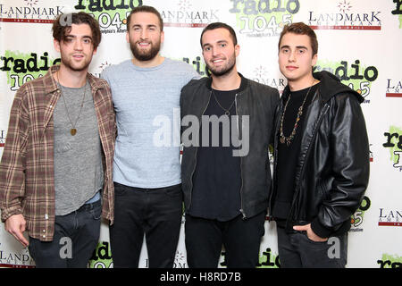 Bala Cynwyd, Pennsylvania, USA. 16. November 2016. Die Heydaze besuchen Sie Radio 104.5 Performance Studio in Bala Cynwyd, Pennsylvania am 16. November 2016 Credit: MediaPunch Inc/Alamy Live News Stockfoto