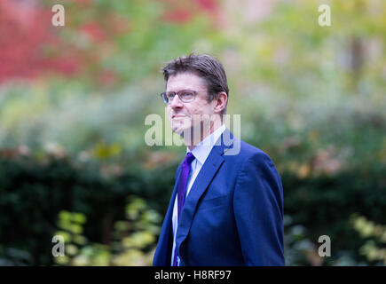 Greg Clark, Staatssekretär für Wirtschaft, Energie und industrielle Strategie kommt in der Downing Street für eine Kabinettssitzung Stockfoto