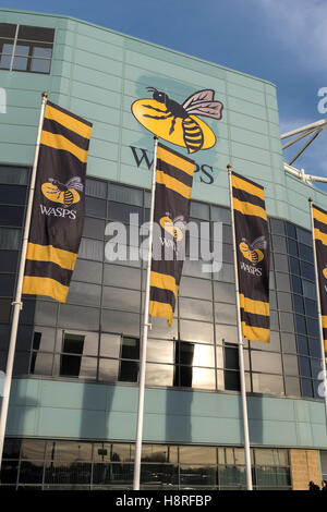 Außenseite des Ricoh Arena, Heimat der Wespen Rugby Union und Coventry City Football Club Stockfoto