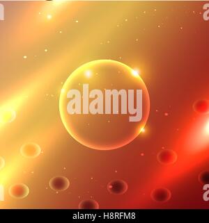 Hellen farbigen Hintergrund mit bubbles Stock Vektor