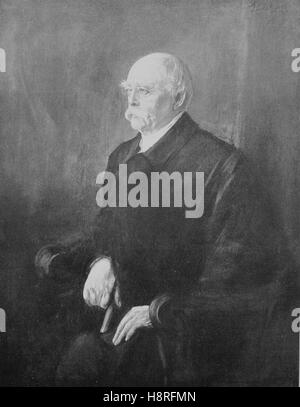 Otto Eduard Leopold, Fürst von Bismarck, Herzog von Lauenburg, bekannt als Otto von Bismarck war eine konservative preußische Staatsmann Stockfoto