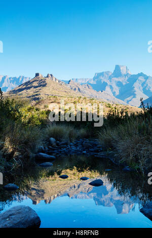 Südafrika, Kwazulu-Natal, Drakensburg, Royal Natal National Park Stockfoto