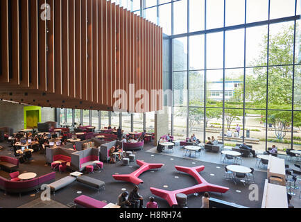 Überblick über das Innere der Gebäude an der Oxford Brookes University John Henry Brookes Stockfoto