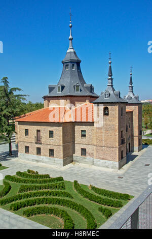 Kapelle der Jungfrau von der Passhöhe Virgen del Puerto in Madrid Stockfoto