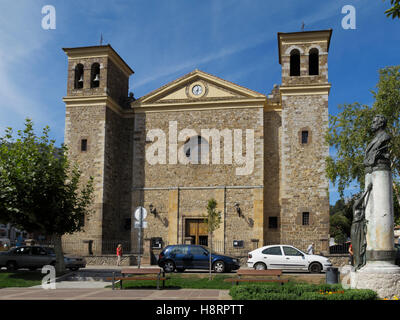 Iglesia nueva de San Vicente neue Kirche, Potes, Kantabrien, Spanien, Europa Stockfoto