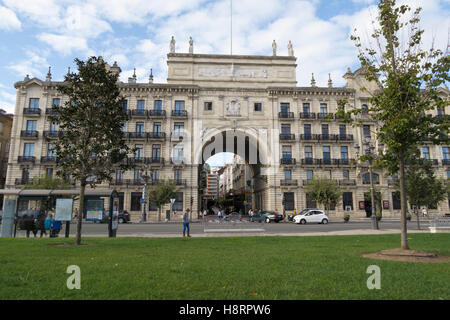 Sitz der Bank Santander in Santander, Kantabrien, Spanien, Europa Stockfoto