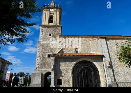 Pfarrkirche San Pedro in Noja, Kantabrien, Spanien, Europa Stockfoto