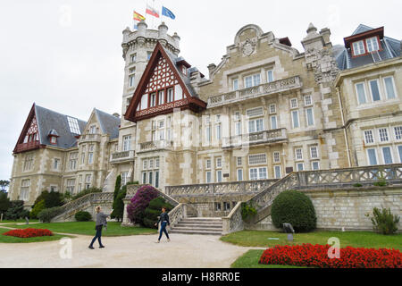 Palacio de da Magdalena - Madalena Königlicher Palast - Santander, Kantabrien, Spanien, Europa Stockfoto