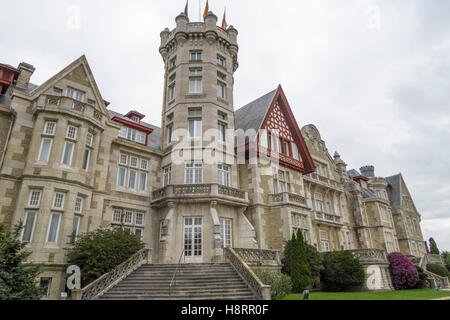 Palacio de da Magdalena - Madalena Königlicher Palast - Santander, Kantabrien, Spanien, Europa Stockfoto