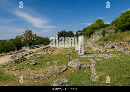 Ruinen der antiken Stadt von Philippi, Griechenland, Europa Stockfoto