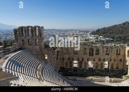 Odeon des Herodes Atticus, Akropolis, Athen, Griechenland Stockfoto