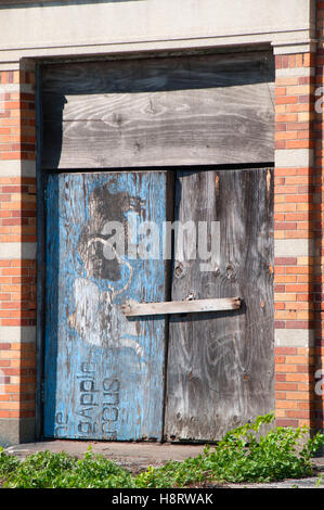 Kleiderhaken Tür, Floyd Bennett Field, Gateway National Recreation Area, New York Stockfoto