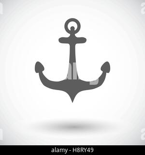 Anker-Symbol Vektor. Anker-Symbol flach. Anker-Symbolbild. Anker-Icon-Objekt. Linie Ankersymbol. Anker-Symbol Grafik. Ankersymbol Stock Vektor
