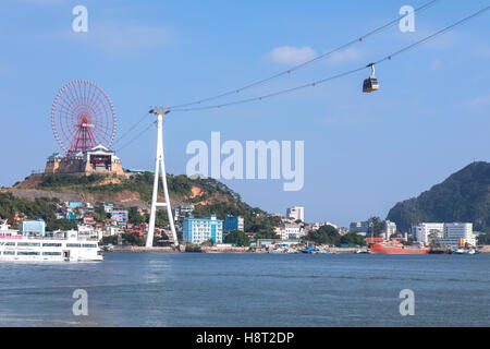 Hạ Long Königin Cable Car, Halong Bucht, Vietnam, Indochina, Asien Stockfoto