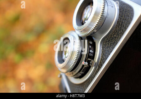 Vintage Style Reflex Camera Stockfoto