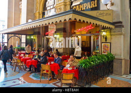 Camparino in Galleria, Galleria Vittorio Emanuele II, Mailand, Lombardei, Italien Stockfoto