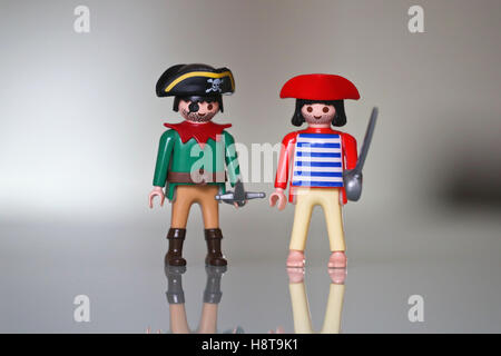 PLAYMOBIL Piraten-Figuren Stockfoto