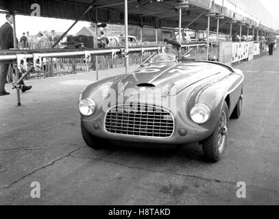 1950 SILVERSTONE FERRARI 166 GRUBEN Stockfoto