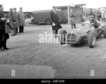 1951 GOODWOOD DE GRAFFENREID PLATTE MASERATI 4CLT Stockfoto