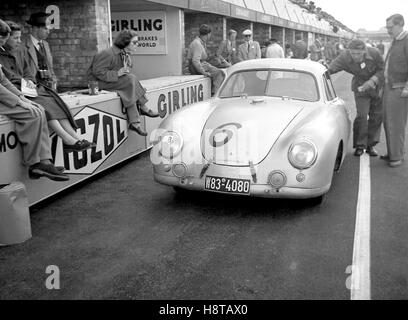 1953 GRUBEN SILVERSTONE PORSCHE 356 COUPE Stockfoto