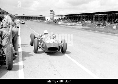 1960 MAI GRUBEN SILVERSTONE SURTEES LOTUS 18 Stockfoto