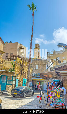 Der Spielzeug-Stall in der alten Gasse der türkischen Basar Stockfoto