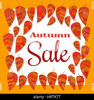 Herbst Sale banner Stock Vektor