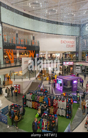 Das Exchange-Gericht in Manchester Arndale Centre, England, UK Stockfoto