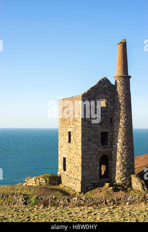 Wheal Owles Mine, St Just, Cornwall, England Stockfoto