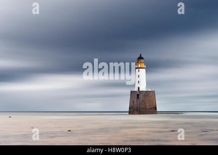 Rattray Head Leuchtturm, Aberdeenshire, Schottland Stockfoto