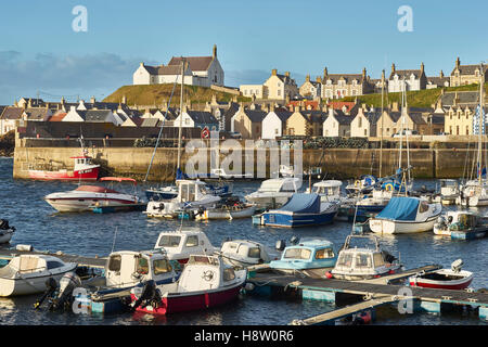 Findochty Hafen, Moray, Schottland Stockfoto