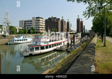 Innenhafen Duisburg, Nordrhein-Westfalen Stockfoto